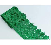 Feathers Creation 9cm Wide Daisy Lace Trim | Elegant Guipure Lace for Sewing, Embellishing, DIY Crafts & Dressmaking