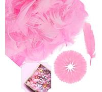 Feathers for Crafts Dream Catcher, 20g Pink Feather Vase Easter Decor, Use for Make DIY Crafts, Easter Home Activities Decoration, Assorted Feathers Wreath Making Sizes - 7 to 10cm