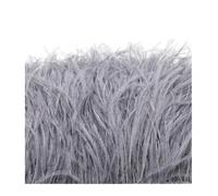 Feathers Fringe Trims 3meter Ostrich Feathers Trim Cloth Sideband Ostrich Feather Trims Clothing Wedding Feather Ribbon Sewing Decorati(Color12,8-10cm)