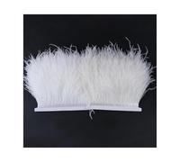 Feathers Fringe Trims 3meter Ostrich Feathers Trim Cloth Sideband Ostrich Feather Trims Clothing Wedding Feather Ribbon Sewing Decorati(Color18,10-15cm)