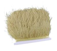 Feathers Fringe Trims Fluffy Colored Ostrich Feather Trim Ribbon 8-10cm Plumes Sewing Trimmings for Dress Clothing Decoration Crafts(Color9,2M)