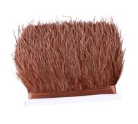 Feathers Fringe Trims Fluffy Colored Ostrich Feather Trim Ribbon 8-10cm Plumes Sewing Trimmings for Dress Clothing Decoration Crafts(Color16,2M)