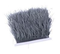 Feathers Fringe Trims Fluffy Colored Ostrich Feather Trim Ribbon 8-10cm Plumes Sewing Trimmings for Dress Clothing Decoration Crafts(Color26,1M)