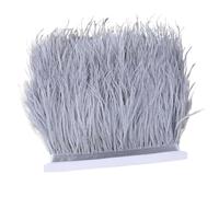 Feathers Fringe Trims Fluffy Colored Ostrich Feather Trim Ribbon 8-10cm Plumes Sewing Trimmings for Dress Clothing Decoration Crafts(Color12,1M)