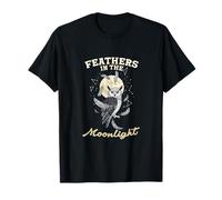 Feathers in The Moonlight Nocturnal Owl Lover T-Shirt