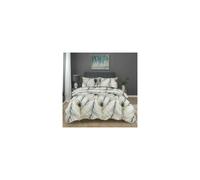 (Feather's Light, King) 3 PCS QUILTED BEDSPREAD EMBOSSED COMFORTER SET SINGLE DOUBLE KING SIZE BED THROW Cotton Striped Soft King Size Washable