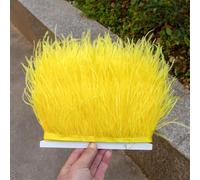 Feathers On Tape Ribbon White Feather Fringe Trim For Sewing Dresses Costumes