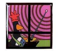 Feathers Window Pin Badge