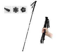 Featherweight Aluminum Trekking Poles | Adjustable Hiking Sticks | Ergonomic EVA Handle | Tungsten Steel Tip for Trails/Snow | 275g Super - Feathery