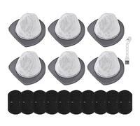 Featherweight Filter Compatible with Bissell Featherweight Stick Lightweight Bagless Vacuum 2033 20331 20333 20334 20336 20339 2033M, 6 Mesh Filters 10 Foam Filters, Replace part# 1611508
