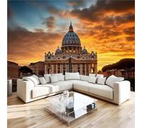Feature Wall Mural 200 x 140 St. Peter's Basilica Vatican Photo Wallpaper