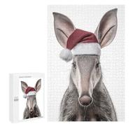 Featured Design: Aardvark Christmas Portrait, 1000 PCS, Decorative Jigsaw for Grown-Ups, Weekend Puzzle Project - for Quiet Evenings And Focused Play