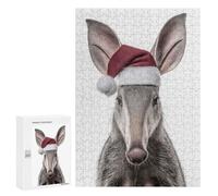 Featured Design: Aardvark Christmas Portrait, 300 PCS, Adult Picture Puzzle, Thoughtful Present; for Shared Table Time