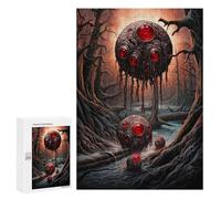 Featured Design: Alien Invasion on Earth, 300 PCS, Adult Tabletop Puzzle, Holiday-Season Gift, for Mindful Indoor Entertainment
