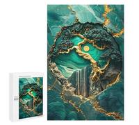 Featured Design: Amazing Tree on Granite, 1000 PCS, Adult Tabletop Puzzle, Holiday-Season Gift, for Mindful Indoor Entertainment