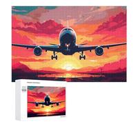 Featured Design: An Airplane, 1000 PCS, Challenging Puzzle for Adults, Winter Activity Gift, for Relaxing Solo Or Group Play