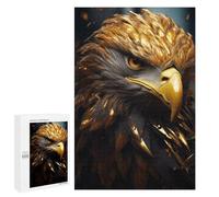 Featured Design: Awesome Bald Eagle America, 1000 PCS, Wooden Picture Puzzle for Grown-Ups, Seasonal Gift - for A Rewarding Weekend Challenge