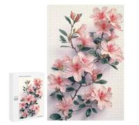 Featured Design: Azalea Floral, 1000 PCS, Decorative Jigsaw for Grown-Ups, Creative Indoor Hobby, with A Decorative Finished Picture
