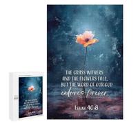 Featured Design: Bible Verse from Isaiah, 1000 PCS, Decorative Jigsaw for Grown-Ups, Mindful Gift for Adults, for Mindful Indoor Entertainment