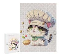 Featured Design: Cat Chef Cute, 500 PCS, Jigsaw Puzzle for Adults, Gift for Winter Evenings, for Relaxing Solo Or Group Play