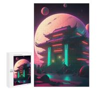 Featured Design: Cosmic Temple, 1000 PCS, Challenging Puzzle for Adults, Winter Gift, with A Decorative Finished Picture
