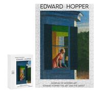 Featured Design: Edward Hopper A Woman at The Window, 300 PCS, Jigsaw Puzzle for Adults, New Year Puzzle Gift - to Assemble, Frame And Display