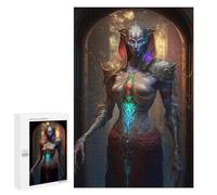 Featured Design: Elven Queen of Shadows, 1000 PCS, Displayable Picture Puzzle, Mindful Gift for Adults - for Detail-Focused Puzzlers
