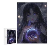 Featured Design: Enchanted Celestial Sphere, 500 PCS, Wooden Art Puzzle, Holiday-Season Gift, with A Decorative Finished Picture