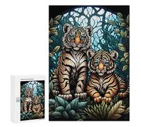 Featured Design: Enchanted Kingdom Tiger, 300 PCS, Displayable Picture Puzzle, Year-End Present - for Quiet Evenings And Focused Play