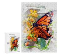 Featured Design: Enjoying The Flower, 300 PCS, Challenging Puzzle for Adults, Holiday-Season Gift; for Shared Table Time