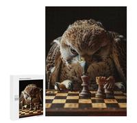 Featured Design: Falcon Chess, 500 PCS, Decorative Jigsaw for Grown-Ups, Festive Gift for Adults; for Shared Table Time