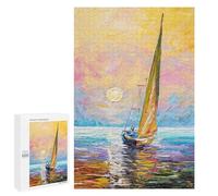 Featured Design: Following The Wind, 1000 PCS, Wooden Jigsaw Puzzle for Adults, Thoughtful Present, with A Decorative Finished Picture
