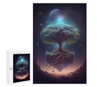 Featured Design: Galactic Tree Of Life, 1000 PCS, Adult Tabletop Puzzle, New Year Decoration; for Couples, Friends And Family
