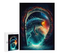Featured Design: Gateway to The Cosmic Behemoth, 500 PCS, Wooden Brain Teaser for Adults, Gift for Winter Evenings - for Detail-Focused Puzzlers