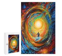 Featured Design: Gazing Into The Infinite, 1000 PCS, Wooden Brain Teaser for Adults, New Year Puzzle Gift, for Screen-Free Relaxation at Home