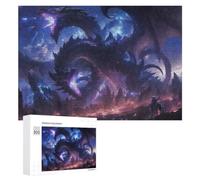Featured Design: Giant War of Dragons, 300 PCS, Wooden Jigsaw Puzzle for Adults, Gift for Winter Evenings; for Shared Table Time