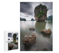 Featured Design: Island Rock Formation, 1000 PCS, Jigsaw Puzzle for Adults, Mindful Gift for Adults; for Shared Table Time