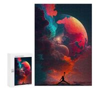 Featured Design: Journey Beyond The Stars, 300 PCS, Wooden Picture Puzzle for Grown-Ups, Winter Activity Gift, for Relaxing Solo Or Group Play