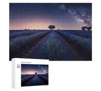 Featured Design: Lavender Fields, 300 PCS, Wooden Picture Puzzle for Grown-Ups, New Year Puzzle Gift - for Quiet Evenings And Focused Play