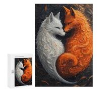 Featured Design: Loving Japan Foxes, 300 PCS, Adult Picture Puzzle, Thoughtful Present; for Shared Table Time