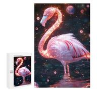 Featured Design: Magic Flamingo, 1000 PCS, Wooden Brain Teaser for Adults, Gift for Winter Evenings - for Detail-Focused Puzzlers
