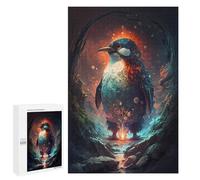 Featured Design: Magical Bird in Forest, 1000 PCS, Wooden Art Puzzle, Gift for Puzzle Lovers; for Couples, Friends And Family