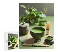Featured Design: Matcha Tea Ceremony Still Life, 500 PCS, Decorative Jigsaw for Grown-Ups, Festive Gift for Adults; for Shared Table Time