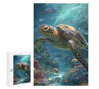 Featured Design: Ocean Life Adventure-1, 1000 PCS, Displayable Picture Puzzle, New Year Party Activity - to Assemble, Frame And Display
