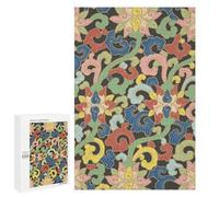 Featured Design: Owen Jones Chinese Floral Pattern, 1000 PCS, Adult Tabletop Puzzle, Home Décor Activity, with A Decorative Finished Picture