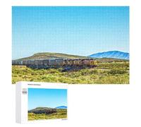 Featured Design: Pacific Freight Train, 1000 PCS, Wooden Picture Puzzle for Grown-Ups, New Year Puzzle Gift - for Quiet Evenings And Focused Play