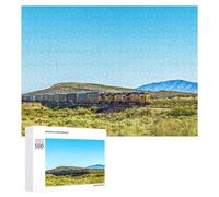 Featured Design: Pacific Freight Train, 500 PCS, Wooden Jigsaw Puzzle for Adults, Gift for Winter Evenings; for Shared Table Time