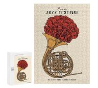 Featured Design: Paris Jazz Festival, 300 PCS, Displayable Picture Puzzle, New Year Gift - for Quiet Evenings And Focused Play