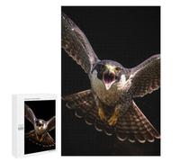 Featured Design: Peregrine Falcon in Flight, 1000 PCS, Jigsaw Puzzle for Adults, Festive Gift for Adults - for A Rewarding Weekend Challenge