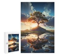Featured Design: Serene Reflections Nature's Beauty, 1000 PCS, Adult Tabletop Puzzle, Seasonal Gift; for Shared Table Time
